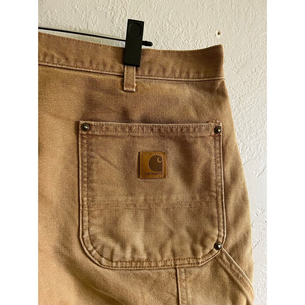 Vintage Carhartt Pants Mens 38x32 Brown B136 Workwear Double Knee Y2K - Picture 4 of 15